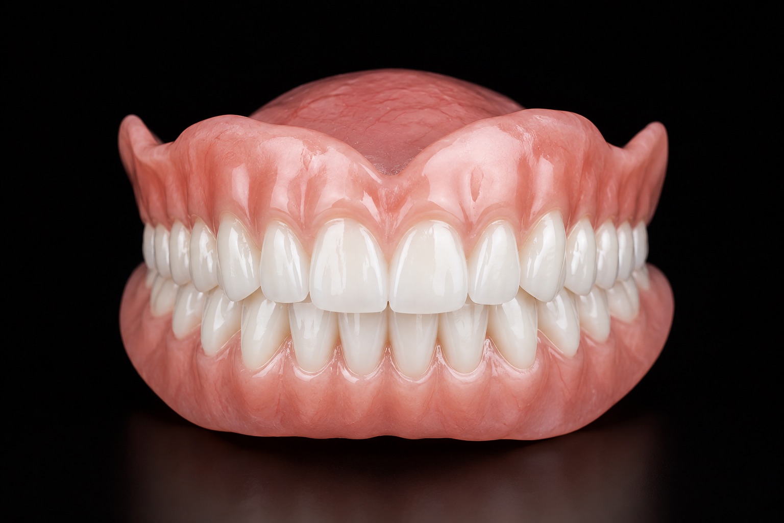 Prothèse amovible complète résine — laboratoire Eurosmile, Paris 20e